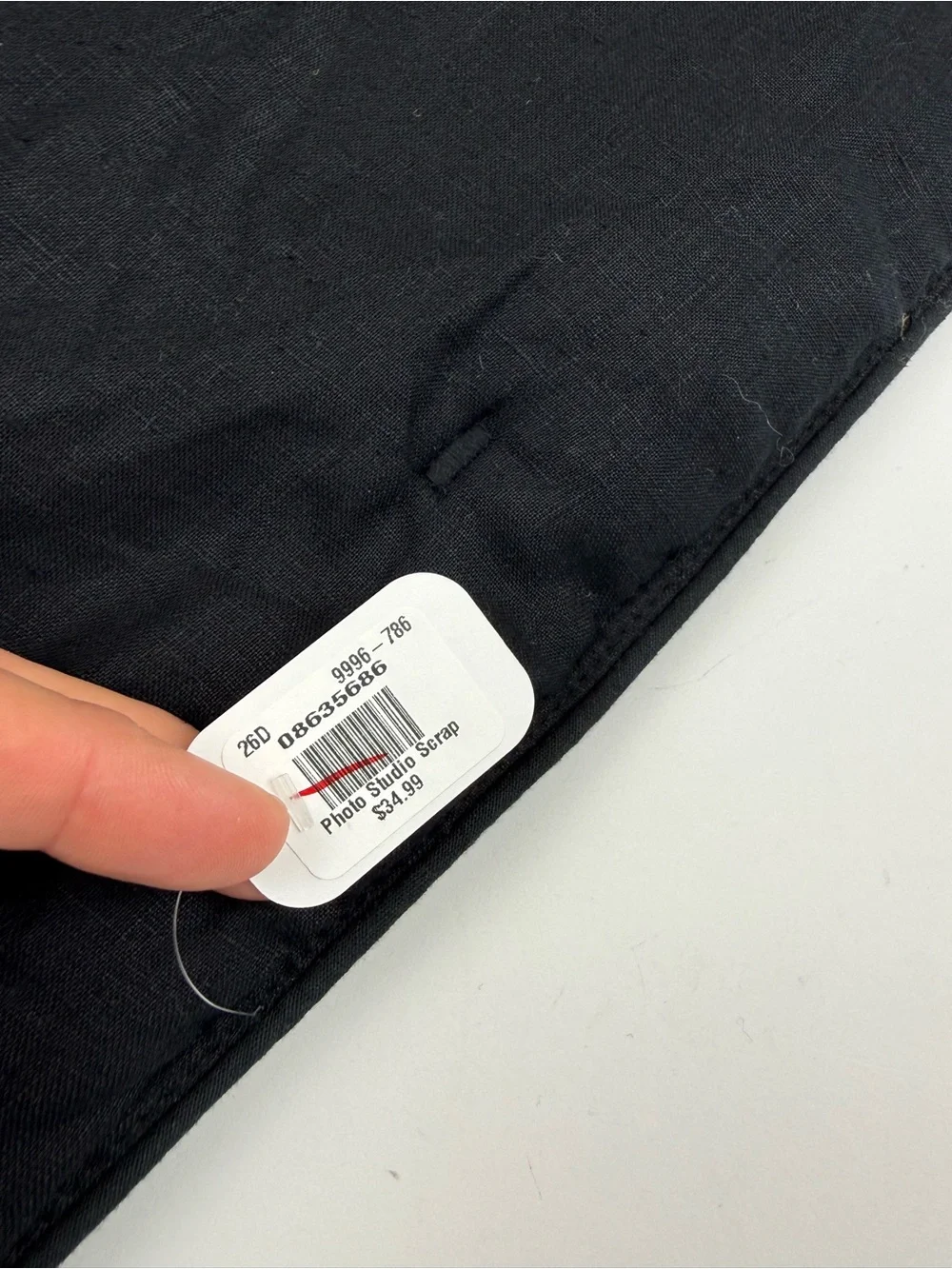 POTTERY BARN Belgian Linen Shams Black (3) Euro & King
